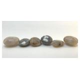 6 QUARTZ CRYSTALS 2'