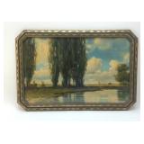 'STATELY SENTINALS' FRAMED LITHO 1920ï¿½s