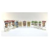 14 - 1970ï¿½s CHARACTER GLASSES