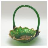 VENETIAN ART GLASS BASKET 1970S