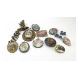 HAND PAINTED BROOCH ASSORTMENT
