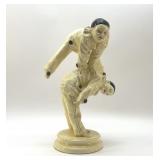 ANTIQUE PIERROT LEAPFROG CLOWNS