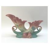 HULL POTTERY DOUBLE CORNUCOPIA VASE