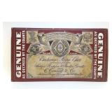 BUDWEISER METAL SIGN 33 X 19"