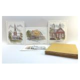 20 SETS OLD SALEM PRINTS BOB WOODS