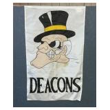 WAKE FOREST DEMON DEACONS BANNER 46 X 28