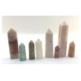8 QUARTZ CRYSTAL TOWERS