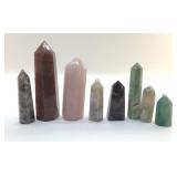 8 QUARTZ CRYSTAL TOWERS