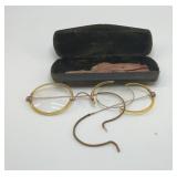 ANTIQUE EYEGLASSES IN ORIGINAL CASE