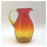 BLENKO GLASS TANGERINE PITCHER