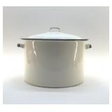 VTG ENAMELWARE POT WITH LID