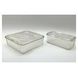 2 VTG REFRIGERATOR DISHES