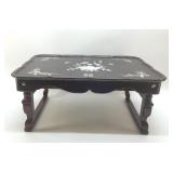 ASIAN MOTHER OF PEARL BED TABLE TRAY