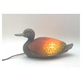 DUCK LAMP, AMBER TORTOISE SHADE