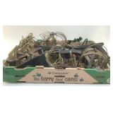 ASSORTED METAL OR WOOD PLATE HOLDERS