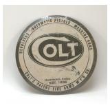 COLT AUTOMATIC PISTOLS METAL SIGN 11.5'