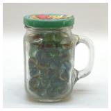 VTG MARBLES IN A JAR 5'