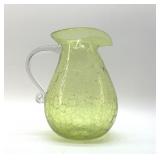 BLENKO CRACKLE GLASS PITCHER