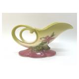 HULL POTTERY WOODLAND CORNUCOPIA VASE 1950