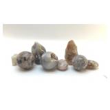 8 CRYSTALS AND GEODES 4'