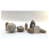 8 QUARTZ CRYSTALS SPHERES, TOWERS 4