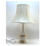 ANTIQUE LAMP WITH GOLD DECORATIONS, 30 '