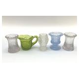 5 Antique toothpick holders