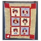 RAGGEDY ANN AND ANDY QUILT