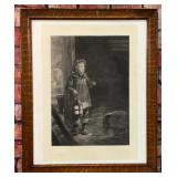 ANTIQUE WHATS THAT JH BARNES ENGRAVING SIGNED