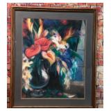 STILL LIFE PRINT VASE DE FLEURS YURIKO TAKATA