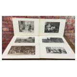 6 ASSORTED GEBBIE & CO ART PRINTS