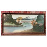 ANTIQUE JW KNIGHT ORIGINAL LANDSCAPE PAINTING