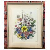 ORIGINAL FLORAL WATERCOLOR PAINTING