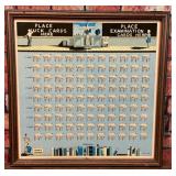 FRAMED 1955 MILTON BRADLEY CLASS BOARD GAME