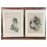 2 ANTIQUE FRAMED CREAM OF WHEAT ADVERTISEMENTS