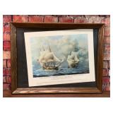 SCHMIDT USS CONSTELLATION Lï¿½INSURGENTE NAVY PRINT