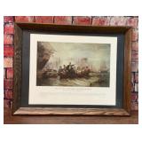 POWELL BATTLE OF LAKE ERIE PAINTING PRINT