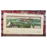 GERMAN CALENDAR HARRASSOWITZ DAILY LIFE PRINTS