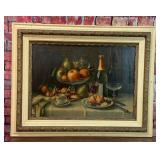 20TH C. GUSTAVE DUBUQUE STILL LIFE PAINTING PRINT