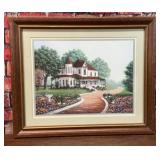 VICTORIAN HOME FRAMED ART PRINT
