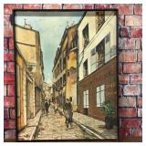 1926 MAURICE UTRILLO FRENCH STREET SCENE PRINT
