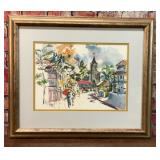 CECILE JOHNSON JAMAICAN WATERCOLOR PRINT