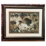 JAMES LEE BUFFALO TRAIL NATIVE ART PRINT