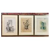 3 VTG FRAMED CREAM OF WHEAT ADVERTISEMENTS