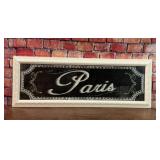 FRAMED PARIS WALL ART