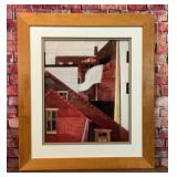 CHARLES DEMUTH IN THE PROVINCE ROOFS ART PRINT