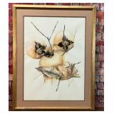 L ATTUFFINEN PERSIMMONS WATERCOLOR PAINTING