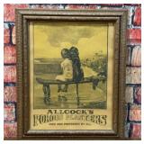 1967 ART FAIR ADVERTISING ALLCOCKS POROUS PLASTERS