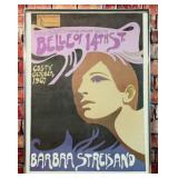 1967 BARBARA STREISAND BELLE OF 14TH ST POSTER