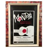 VTG CARLOS MONTOYA FLAMENCO GUITAR CONCERT POSTER